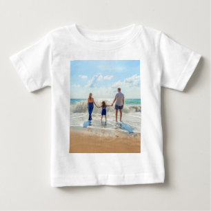 Custom Photo Baby T-Shirt Your Favourite Photo Gif