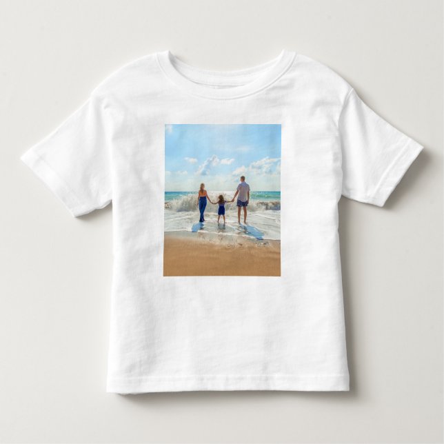 Custom Photo Baby T-Shirt -Your Own Design (Front)
