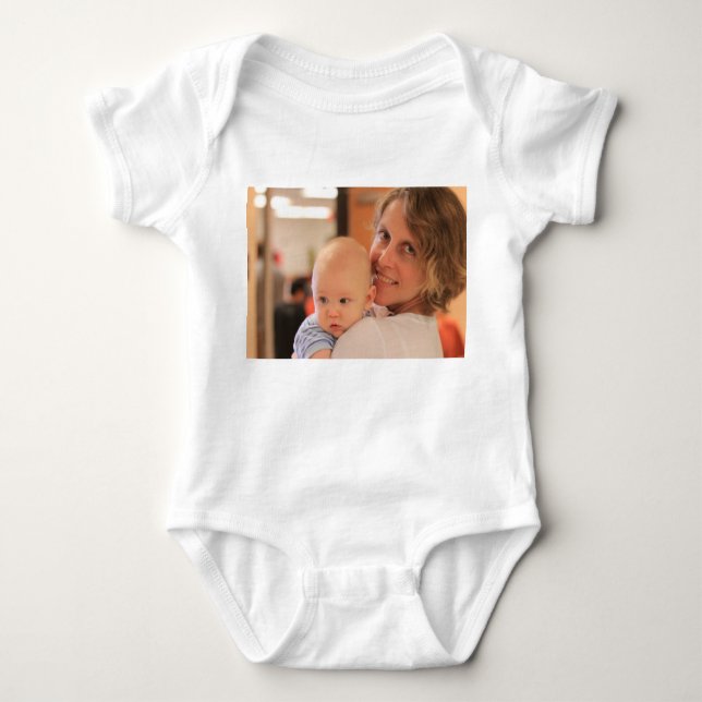 Custom Photo Baby Wear Baby Bodysuit (Front)