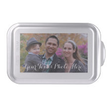 Custom Photo Baking Pan & Lid