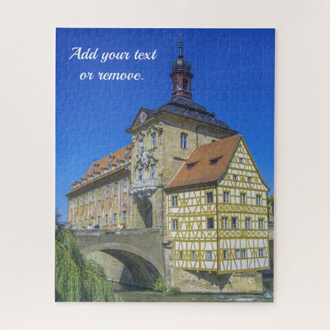 Custom photo, Bamberg Town Hall, Bavaria, Germany: Jigsaw Puzzle (Vertical)