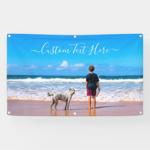 Custom Photo Banner with Your Photo and Text