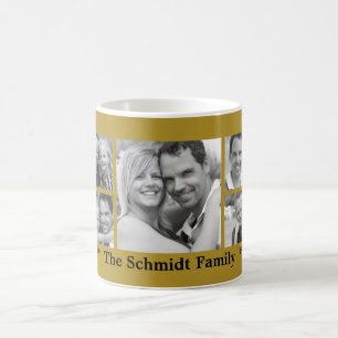 Custom Photo Becher Gold Coffee Mug