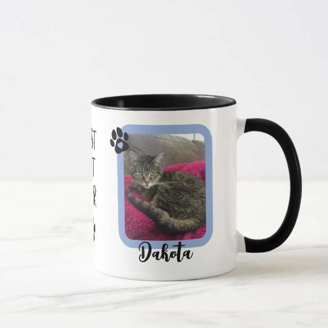 Custom Photo Best Cat Ever Mug (Right)