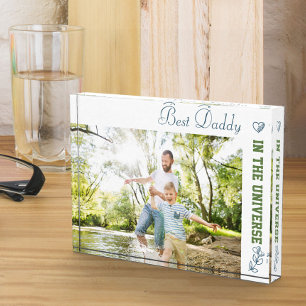 Custom Photo - Best Daddy in the Universe Block