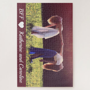 Custom Photo Best Friends Forever Jigsaw Puzzle