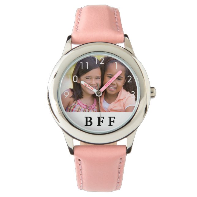 Custom photo BFF best friends forever girl Watch (Front)