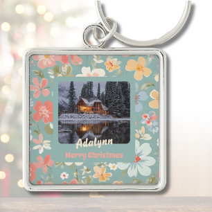 Custom Photo Birthday Christmas Gifts for Daughter Key Ring