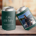 Custom Photo Birthday Party Favour Personalised Pi Can Cooler<br><div class="desc">Celebrate in style with our custom photo can cooler! Perfect for birthday party favours,  featuring your personalised picture and modern script design. A fun,  memorable keepsake for your guests!</div>