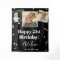 Custom Photo Birthday Party Modern Gold Backdrop