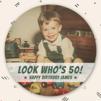 Custom Photo Birthday Retro Childhood Photo Fun