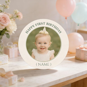 Custom Photo Birthday Sticker - Personalised Happy