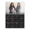 Custom Photo Black Calendar 2026 Magnetic Card