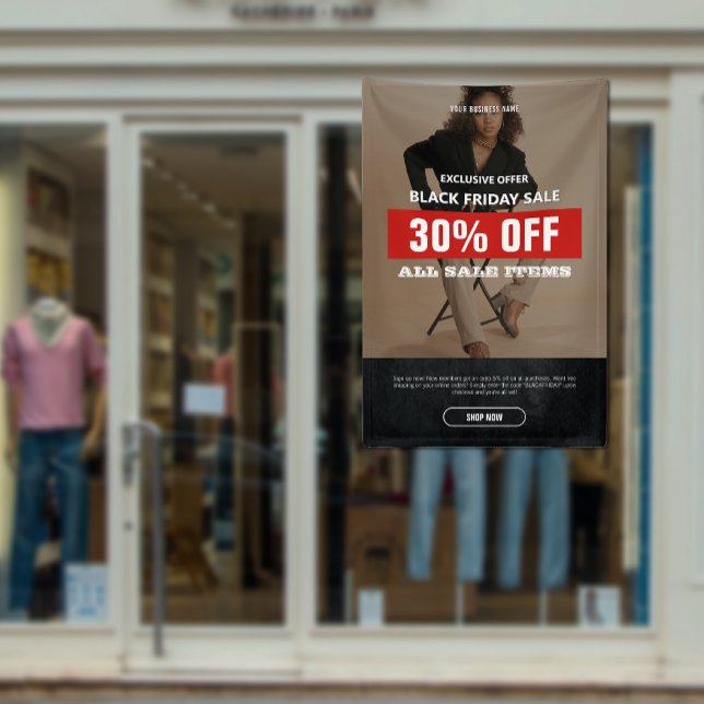 Custom Photo Black Friday Sale Product Promo Banner (Custom Photo Black Friday Sale Product Promo Banner)