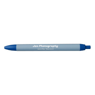 Custom photo blue photographer ink pen