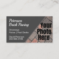 Custom Photo Brick Paving Driveway Construction