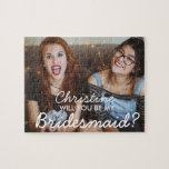 Custom Photo Bridesmaid Proposal Puzzle Gift<br><div class="desc">Personalised Photo Bridesmaid Proposal Puzzle Gift</div>