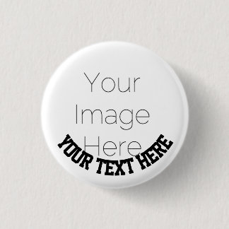 Custom Photo Button Pin – Personalized text Badge