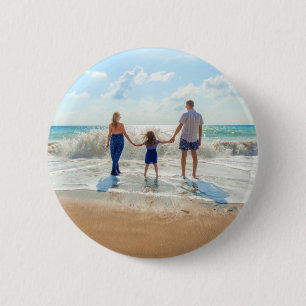 Custom Photo Button - Your Design - Family