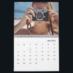 Custom Photo Calendar - Christmas Gift<br><div class="desc">Create a personalised photo calendar for any year - the perfect Christmas gift! This customisable calendar showcases memories month-by-month. Image shows: Beautiful calendar pages with customisable photo spaces and holiday themes. Ideal for family gifts or office decor. High-quality printing preserves vibrant photos all year. Fast shipping! Works as wedding/birthday planner...</div>