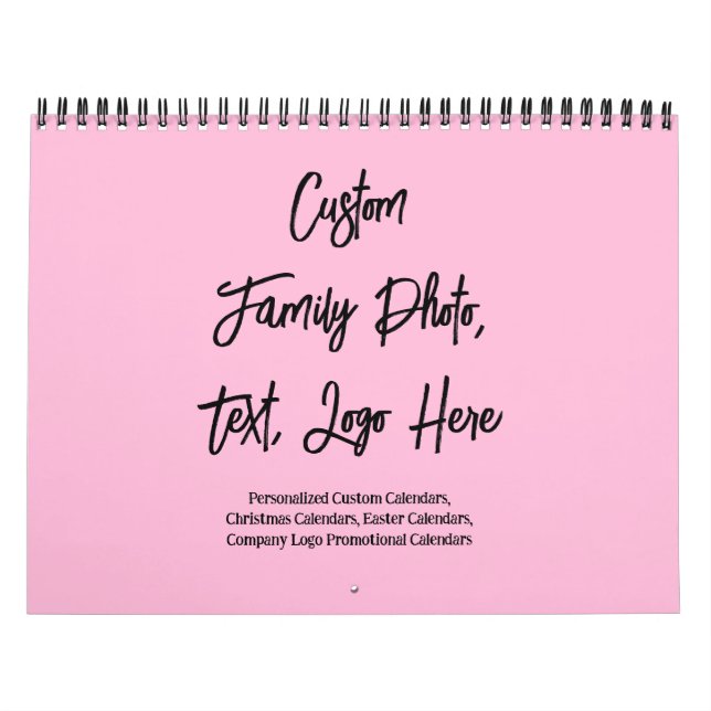 Custom Photo Calendars - Make Your Own Design (Cover)