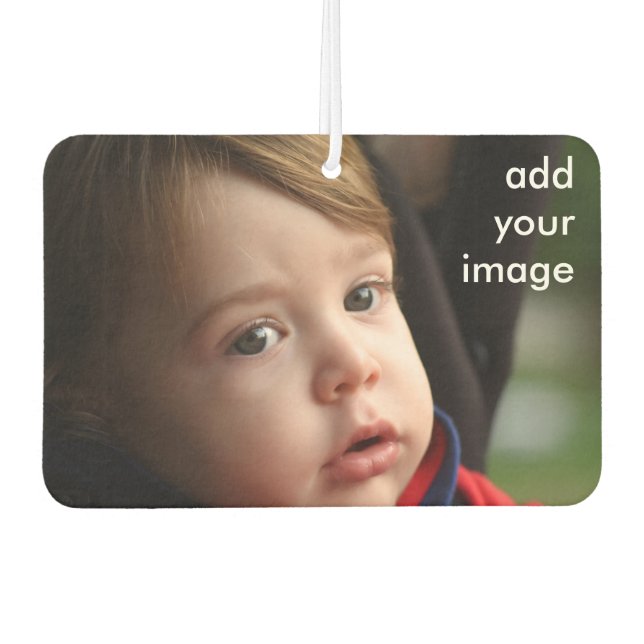 Custom Photo Car Air Freshener (Front)