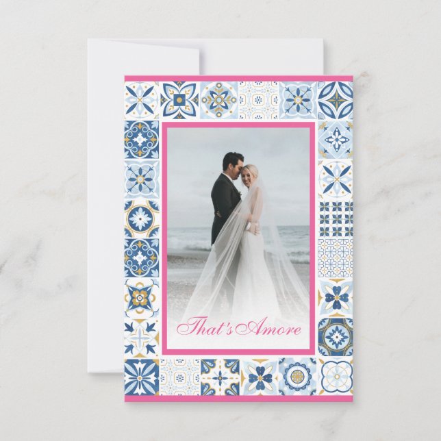 Custom Photo Card for Susan - That's Amore V3 (Front)