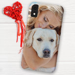 Custom Photo iPhone XR Case<br><div class="desc">Now you can carry your best friend with you wherever you go with this custom dog pet photo iPhone case . This photo with personalised name design is trendy, elegant, cool and cute. Customise with your favourite dog photo, cat photo, or any pet with paws ! Add name to personalise....</div>