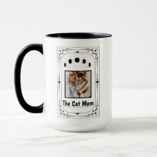 Custom Photo Cat Mum Pet Lover Personalised Tarot Mug
