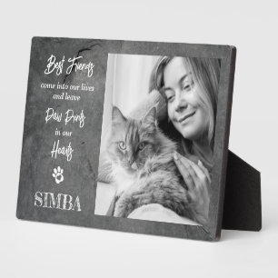 Custom Photo Cat Pet Memorial Plaque