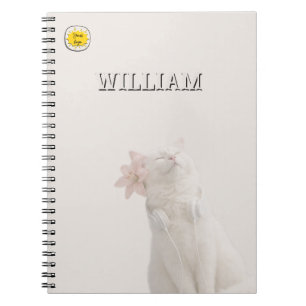 Custom photo cat pet  notebook