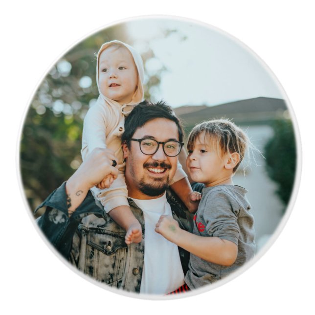 Custom Photo Ceramic Knob (Front)