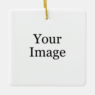 Custom Photo Ceramic Ornament