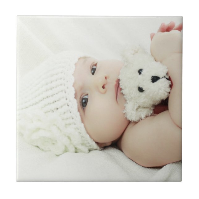 Custom Photo Ceramic Tile (Front)