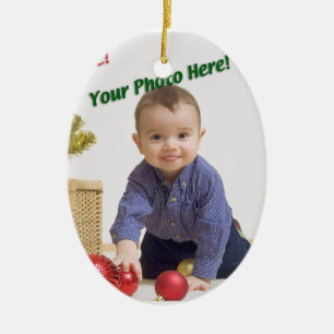 Custom Photo Ceramic Tree Decoration