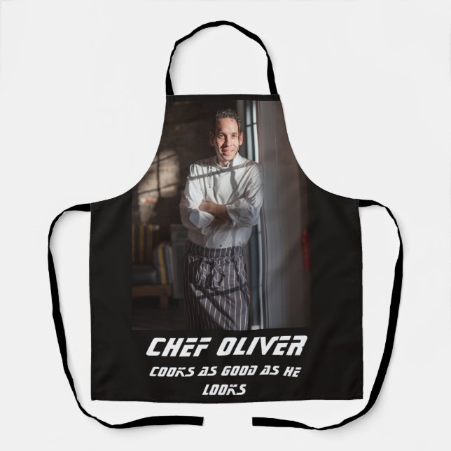 Custom Photo Chef  Apron (Front)