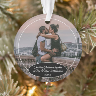 Custom Photo Christmas Classic Personalised 2023 Ornament