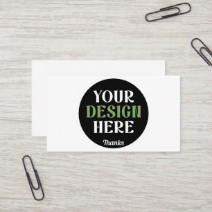 Custom Photo Christmas Decor Unique Business Card