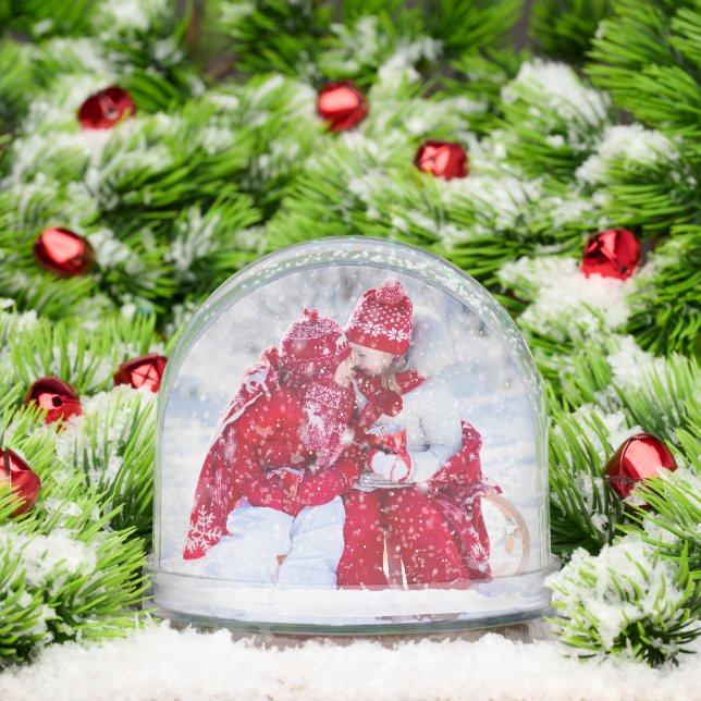 Custom Photo Christmas Memories Snowglobe (Christmas)