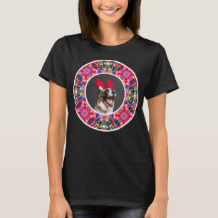 Custom Photo Christmas Pet Dog Happy Holidays Pun T-Shirt
