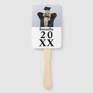 Custom Photo Class of 2025 Graduation Party Senior Hand Fan