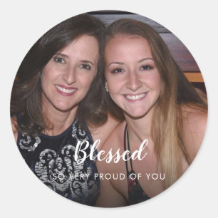 Custom Photo Classic Round Sticker