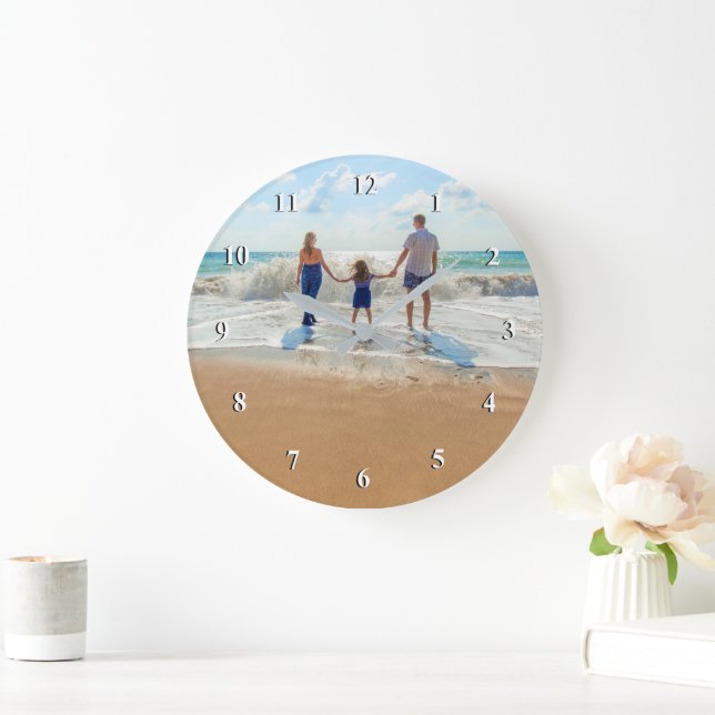 Custom Photo Clock with Your Photos (Home)