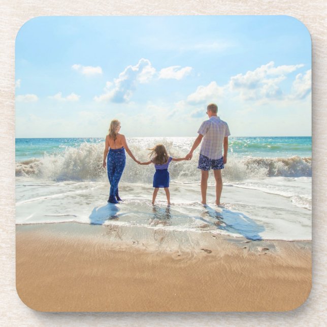 Custom Photo Coaster with Your Own Design (Front)