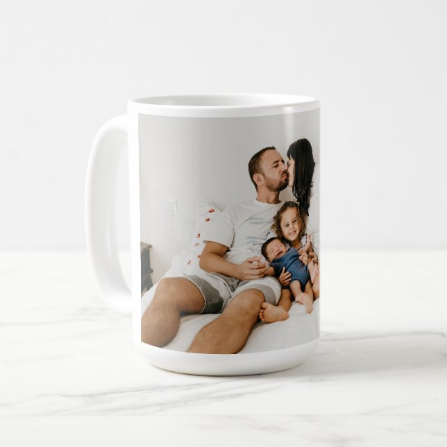 Custom Photo Coffee Mug (Front Left)