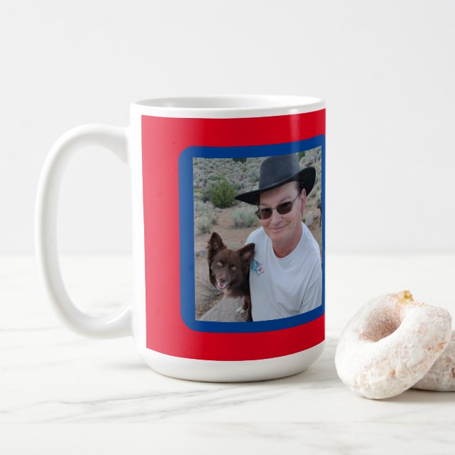 Custom Photo Coffee Mug (With Donut)
