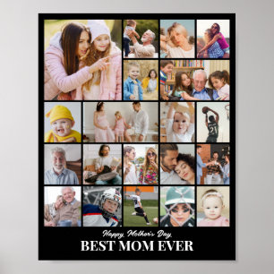 Custom Photo Collage 20 Pictures 8x10 16x20 24x30 Poster