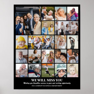 Custom Photo Collage 20 Pictures Grid 11x14 22x28 Poster
