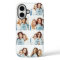 Custom Photo Collage 7 Square Photos White
