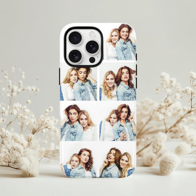 Custom Photo Collage 7 Square Photos White Case-Mate iPhone Case (Creator Uploaded)